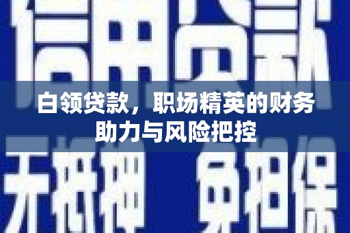 乾安白领贷款,职场精英的财务助力与风险把控 乾安白领贷款,职场精英的财务助力与风险把控